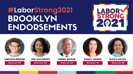 Labor Strong 2021 Endorsements: Brooklyn 1