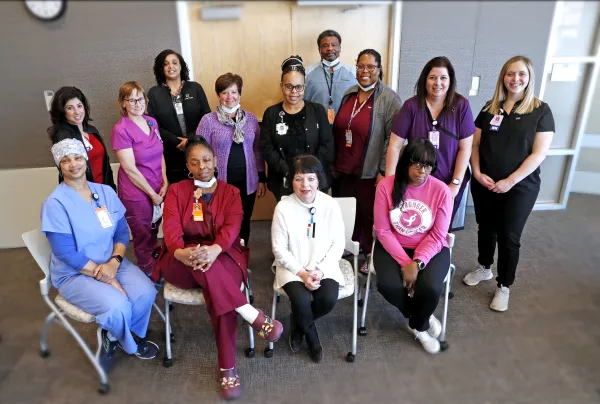 1199SEIU and CWA Local 1199 Bargaining Committee members