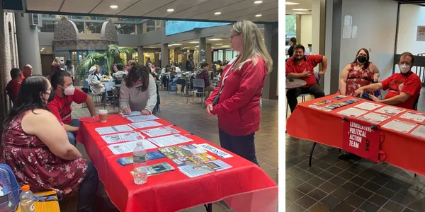 CWA Local 1120 members PAF drive at Vassar College