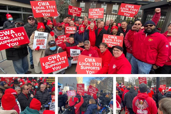 CWA D1 at NYSNA rally