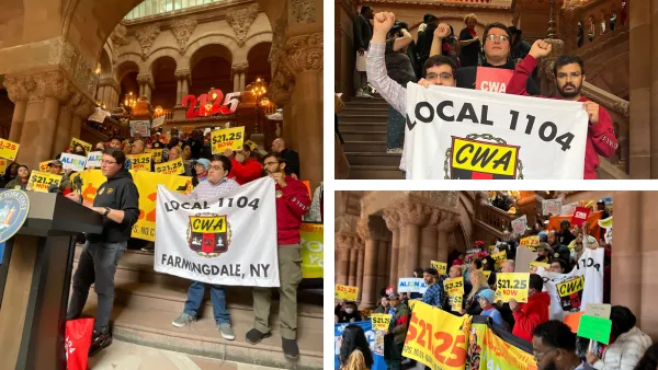 GSEU-CWA 1104 members rally in Albany