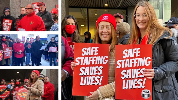 NYC Safe Staffing Rally Dec 2023