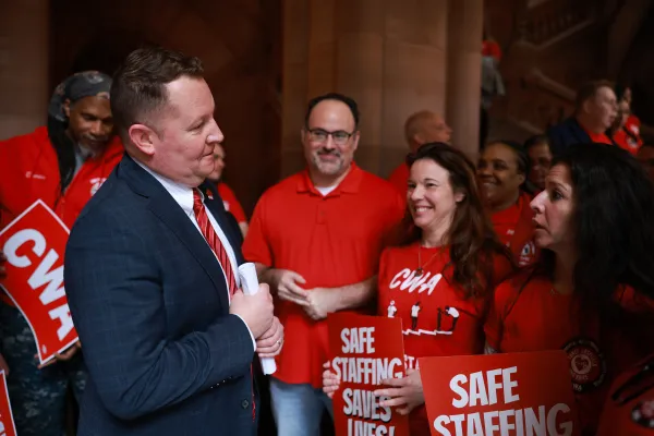 CWA Local 1122 President Chris Ryan, candidate for NY State Senate