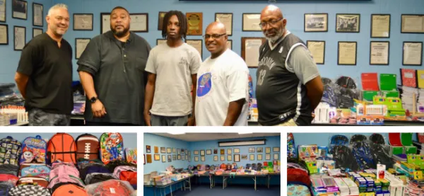 CWA Local 1040 school supply drive