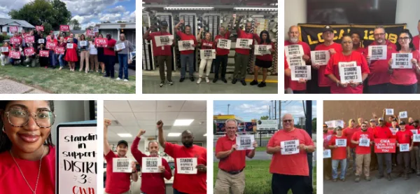 CWA District 1 supporting CWA District 3