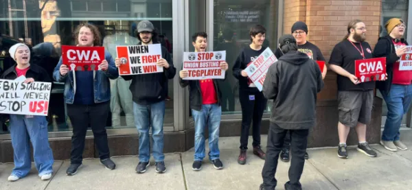CWA 1123 TCGUnion picketing in Syracuse