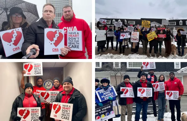 CWAers tell Congress Have a Heart