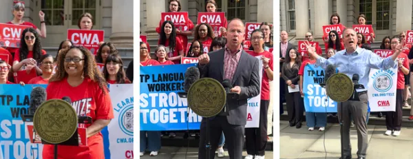 CWA Language Line Workers Press Conference