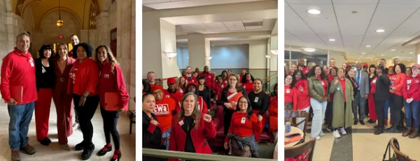 CWA members in NJ lobbying in Trenton