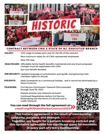 NJ State Worker Contract Victory Highlights